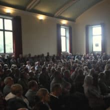 The packed hall at the Beauly convention of Community Councils | Photo by Vox Vallium
