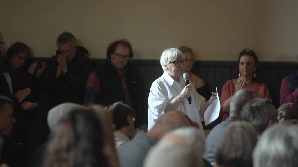 An Invergordon Councillor at the Beauly convention of Community Councils | Photo by Vox Vallium