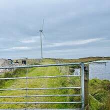 Tilley, the community owned wind turbine on Tiree