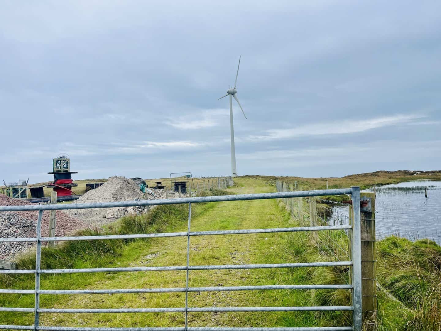Tilley, the community owned wind turbine on Tiree