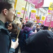 Anti racism march in Edinburgh