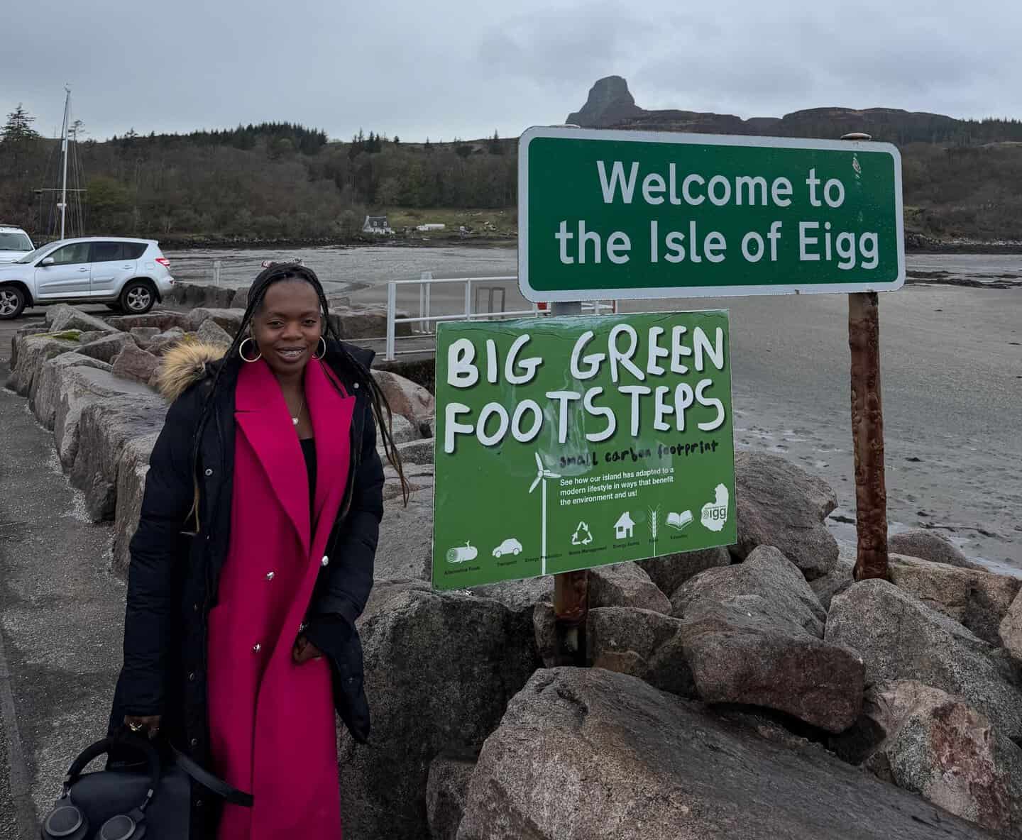 Rachel Itenderezwe in Eigg