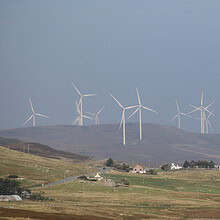 A windfarm in Shetland | Photo by Shetland News
