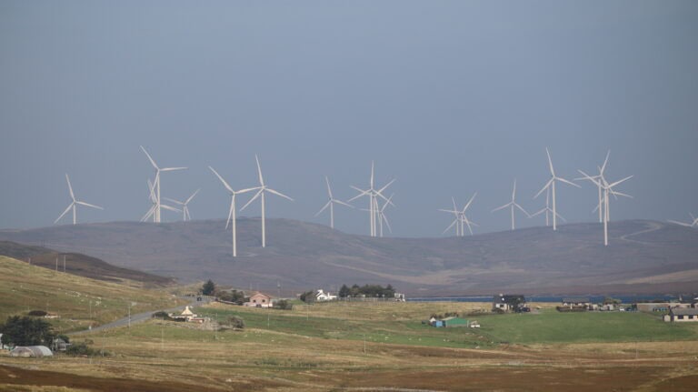 A windfarm in Shetland | Photo by Shetland News